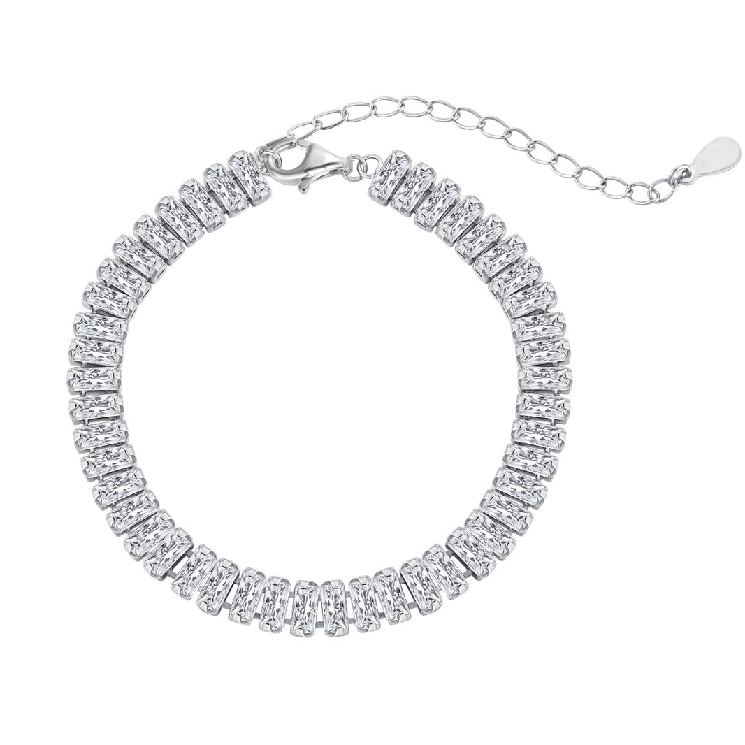 [Amore Jewels]Exquisite Emerald Cut Daily Bracelet