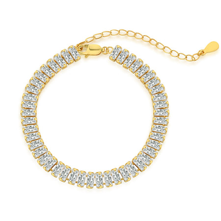 [Amore Jewels]Exquisite Emerald Cut Daily Bracelet