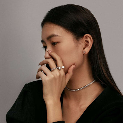 [Amore Jewels]Elegant Tennis Chain Necklace