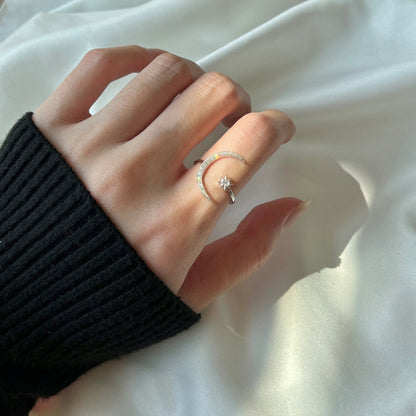 [Amore Jewels]Eternity Moon & Star Ring