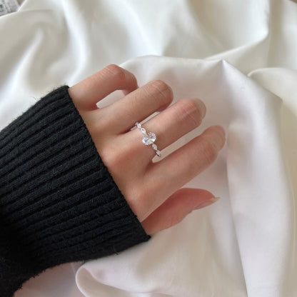[Amore Jewels]0.75 Carat Luxurious Vibrant Elongated Cushion Cut Daily Ring