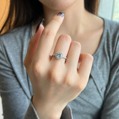[Amore Jewels]Dazzling Resplendent Round Cut Wedding Ring