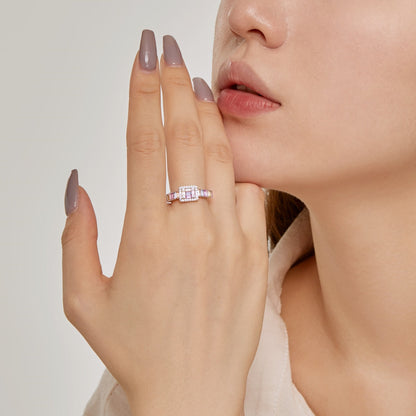 [Amore Jewels]Exquisite Colorful Radiant Cut Party Ring