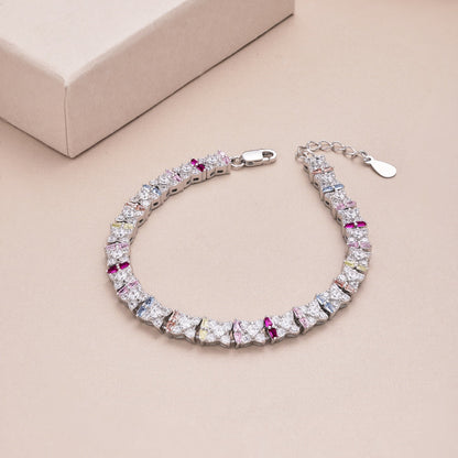 [Amore Jewels]Unique Colorful Flower Shape Daily Bracelet