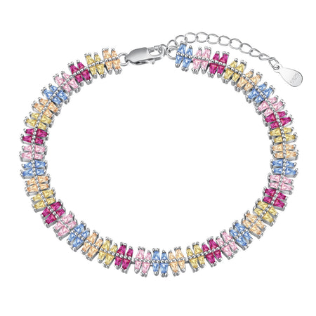 [Amore Jewels]Sparkling Exquisite Multi Cut Party Bracelet