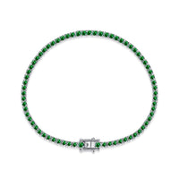 [Amore Jewels]Dazzling Colorful Round Cut Daily Bracelet