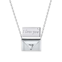 [Amore Jewels]Envelope Heart Shape Mother's Day Necklace