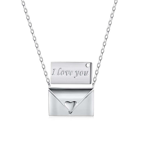 [Amore Jewels]Envelope Heart Shape Mother's Day Necklace