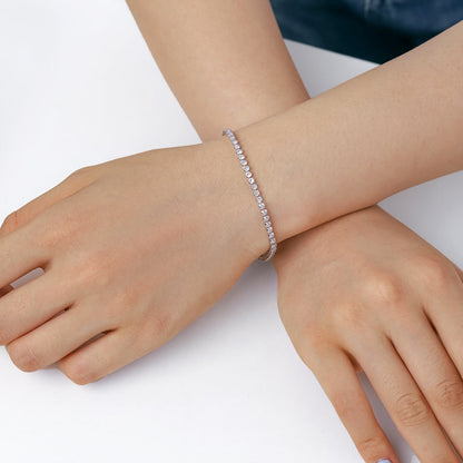 [Amore Jewels]Dazzling Sparkling Round Cut Daily Bracelet