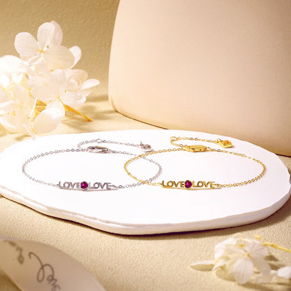 [Amore Jewels]Romantic Heart Shape Lover Bracelet