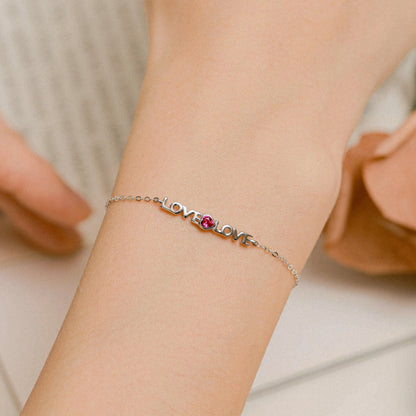 [Amore Jewels]Romantic Heart Shape Lover Bracelet