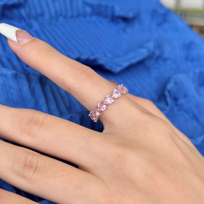 [Amore Jewels]0.25 Carat Radiant Romance Heart Cut Lover Ring