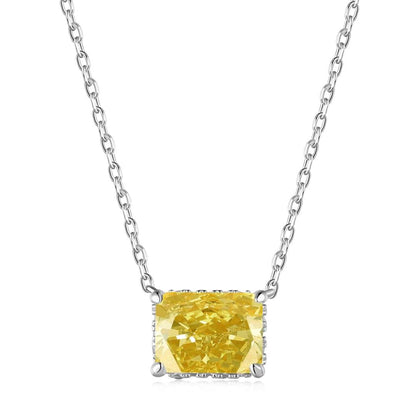 [Amore Jewels]Luxurious Square Shape Colorful Necalack