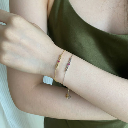 [Amore Jewels]Romantic Heart Shape Lover Bracelet