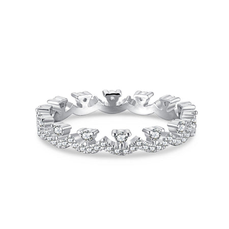 [Amore Jewels]Elegant Resplendent Round Shape Party Ring