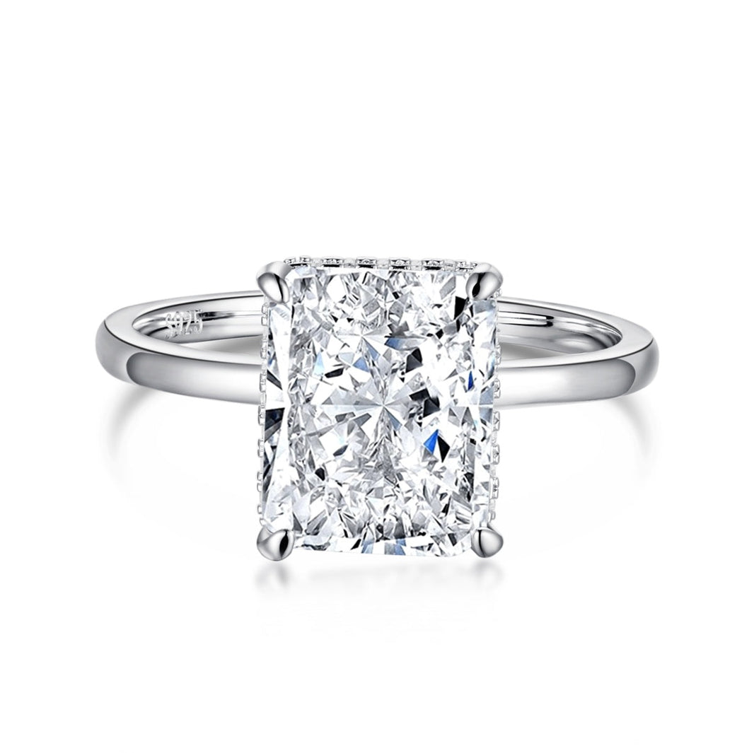 [Amore Jewels]4.0 Carat Ornate Enchanting Radiand Cut Banquet Ring