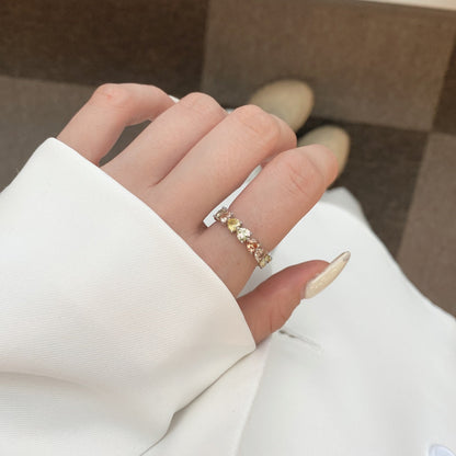 [Amore Jewels]0.25 Carat Radiant Romance Heart Cut Lover Ring