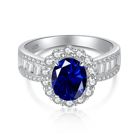 [Amore Jewels]1.5 Carat Dazzling Charming Oval Cut Banquet Ring
