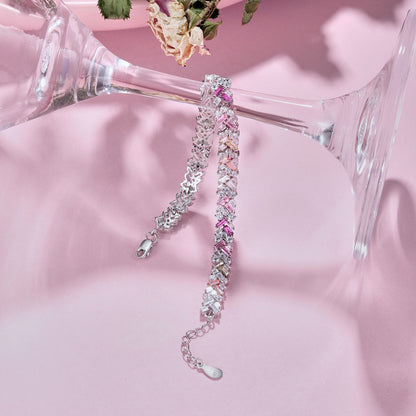 [Amore Jewels]Dazzling Unique Multi Shape Daily Bracelet