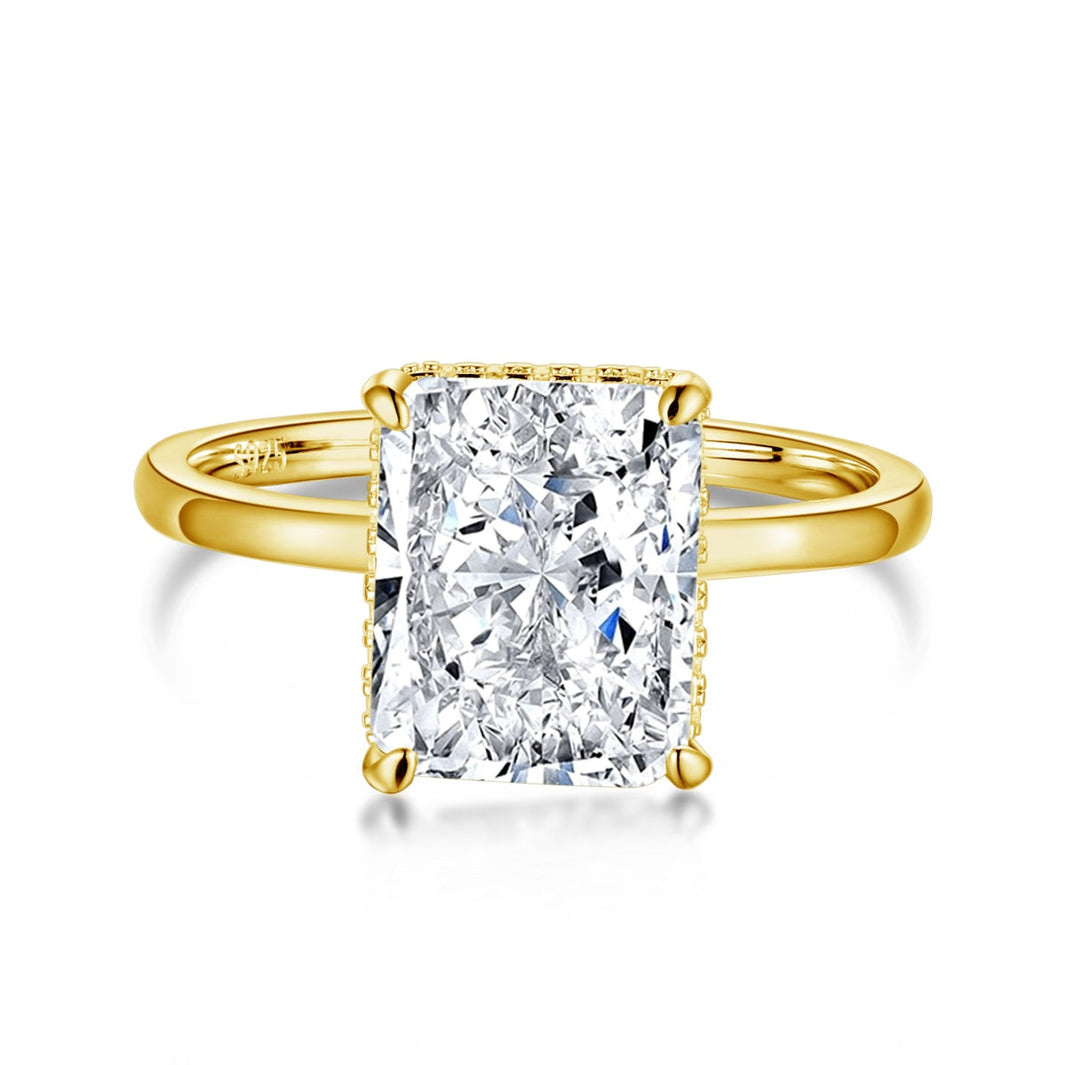 [Amore Jewels]4.0 Carat Ornate Enchanting Radiand Cut Banquet Ring