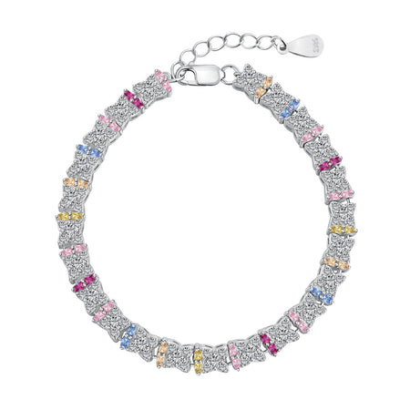 [Amore Jewels]Unique Colorful Flower Shape Daily Bracelet