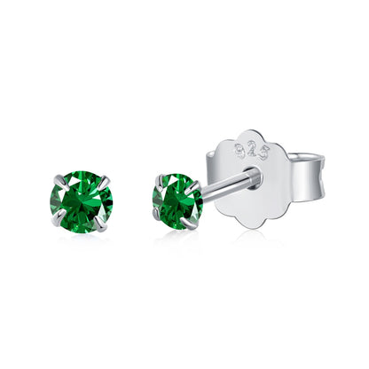 [Amore Jewels]Delicate Solitaire Earrings