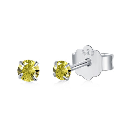 [Amore Jewels]Delicate Solitaire Earrings