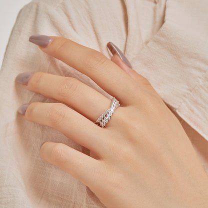 [Amore Jewels]Unique Colorful Marquise Cut Daily Ring