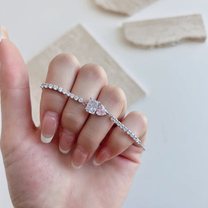 [Amore Jewels]Dazzling Unique Multi Shape Lover Bracelet