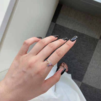 [Amore Jewels]Radiant Colorful Multi Cut Daily Ring