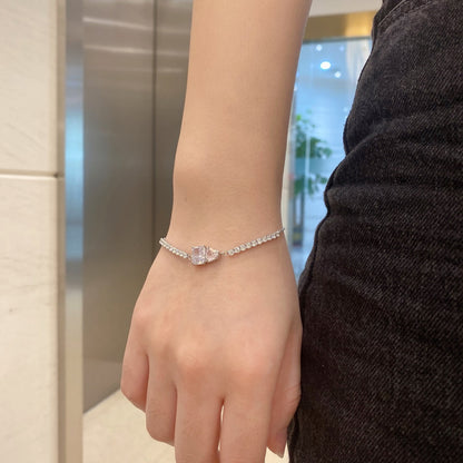 [Amore Jewels]Dazzling Unique Multi Shape Lover Bracelet