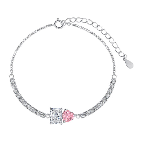 [Amore Jewels]Dazzling Unique Multi Shape Lover Bracelet