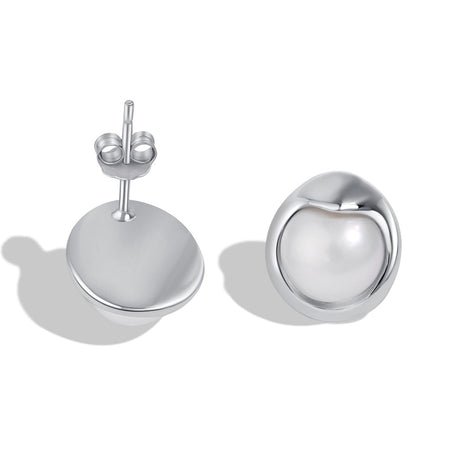 [Amore Jewels]Dainty Bread Pearl Earrings