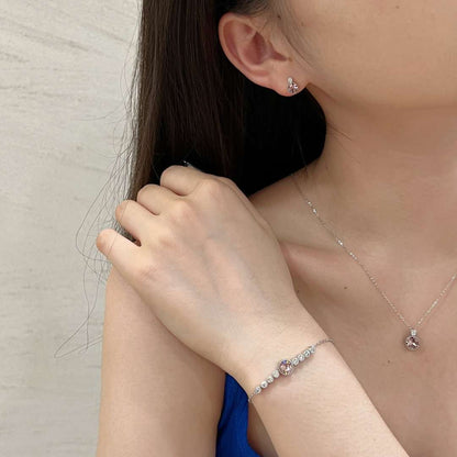 [Amore Jewels]Luxurious Heart Of The Ocean Bracelet