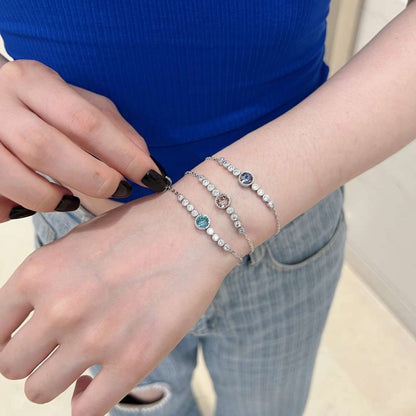 [Amore Jewels]Luxurious Heart Of The Ocean Bracelet