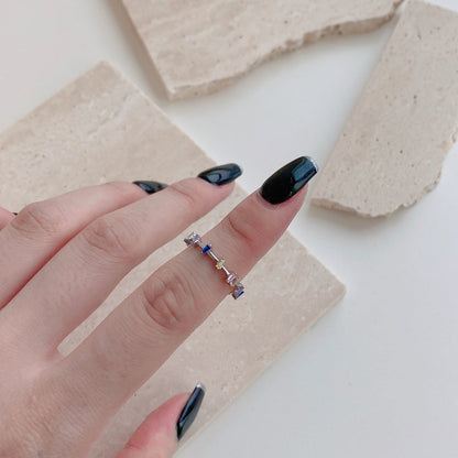 [Amore Jewels]Unique Trapezoid Cut Daily Ring