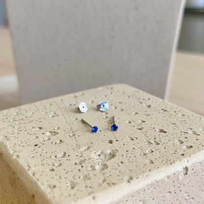 [Amore Jewels]Delicate Solitaire Earrings