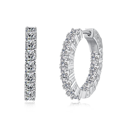 [Amore Jewels]Unique Round Cut Daily Earrings