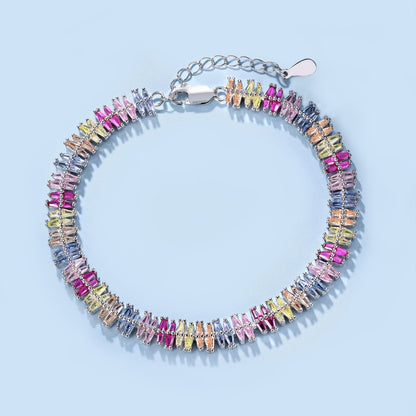 [Amore Jewels]Sparkling Exquisite Multi Cut Party Bracelet