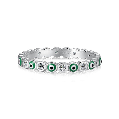 [Amore Jewels]Sparkling Vibrant Round Shape Daily Ring