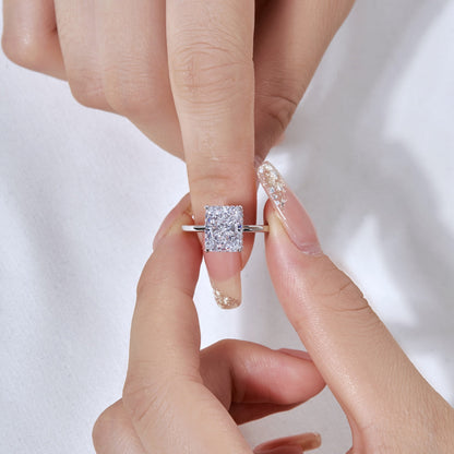 [Amore Jewels]4.0 Carat Ornate Enchanting Radiand Cut Banquet Ring