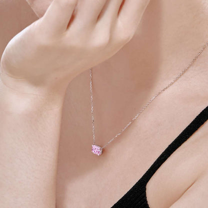 [Amore Jewels]Luxurious Square Shape Colorful Necalack