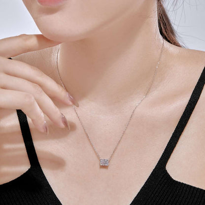 [Amore Jewels]Luxurious Square Shape Colorful Necalack