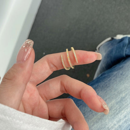 [Amore Jewels]Unique Vibrant Entangle Daily Ring