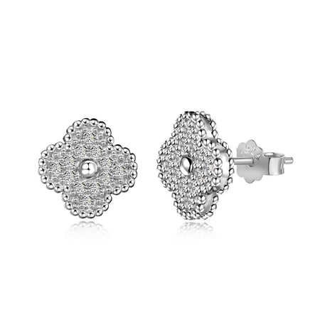[Amore Jewels]Four Leaf Clover Fashion Earrings