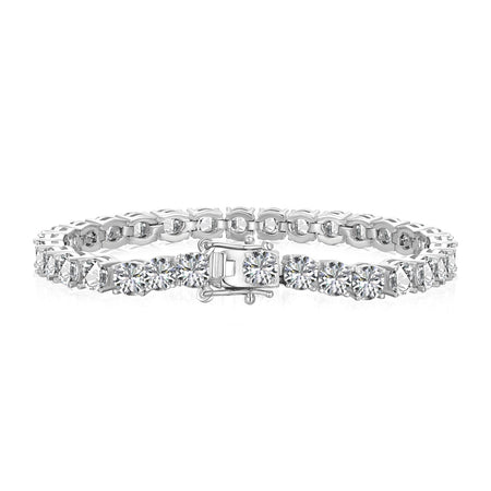 [Amore Jewels]Ornate Sparkling Round Cut Wedding Bracelet