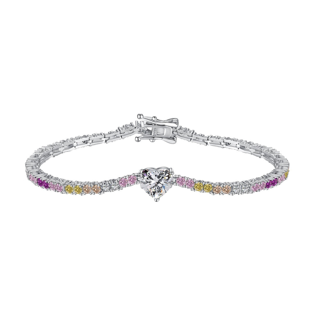 [Amore Jewels]Delicate Romantic Heart Shape Lover Bracelet