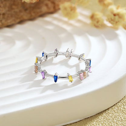[Amore Jewels]Unique Trapezoid Cut Daily Ring
