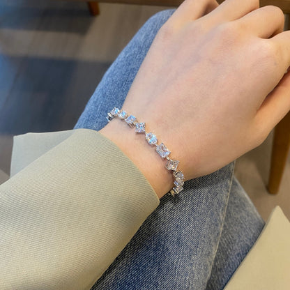 [Amore Jewels]Unique Exquisite Multi Cut Daily Bracelet