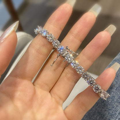 [Amore Jewels]0.75 Carat Dazzling Round Cut Wedding Bracelet